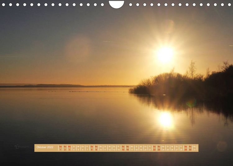 Produktbild: Niedersachsens gr&ouml;&szlig;te Seen (Wandkalender 2022 DIN A4 quer)