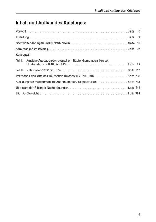 Produktbild: Die deutschen Notm&uuml;nzen