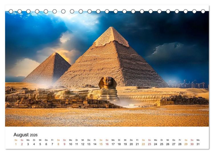 Produktbild: Stadt.Land.Welt. - eine Reise in Bildern (Tischkalender 2026 DIN A5 quer), CALVENDO Monatskalender