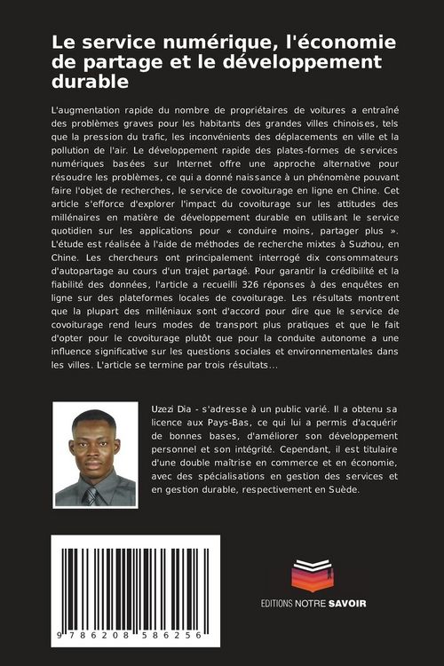 Produktbild: Le service num&eacute;rique, l'&eacute;conomie de partage et le d&eacute;veloppement durable