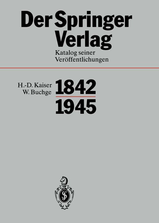 Produktbild: Der Springer-Verlag