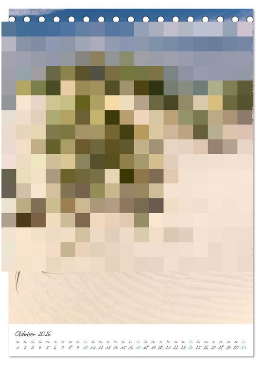 Produktbild: J&uuml;tlands Nordsee (Tischkalender 2026 DIN A5 hoch), CALVENDO Monatskalender