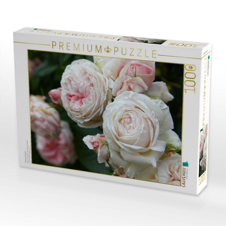Produktbild: CALVENDO Puzzle Rosen im Garten | 1000 Teile Lege-Gr&ouml;&szlig;e 64x48cm Foto-Puzzle f&uuml;r gl&uuml;ckliche Stunden