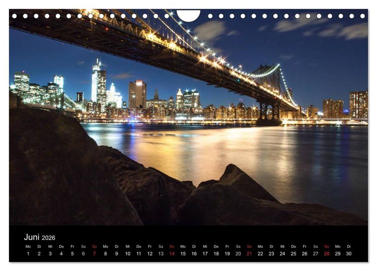 Produktbild: New York (Wandkalender 2026 DIN A4 quer), CALVENDO Monatskalender