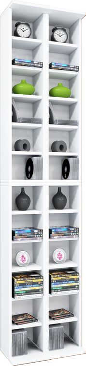 Produktbild: Holz CD DVD Stand Regal Schrank St&auml;nder Almera
