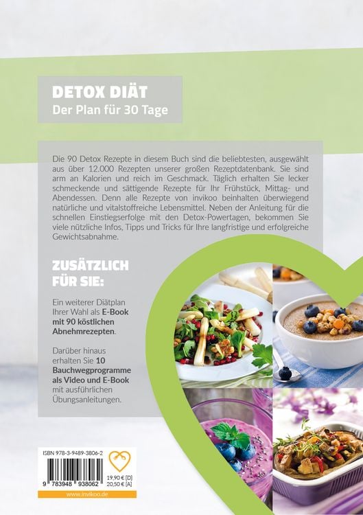 Produktbild: Detox Di&auml;tplan - Ern&auml;hrungsplan zum Abnehmen f&uuml;r 30 Tage