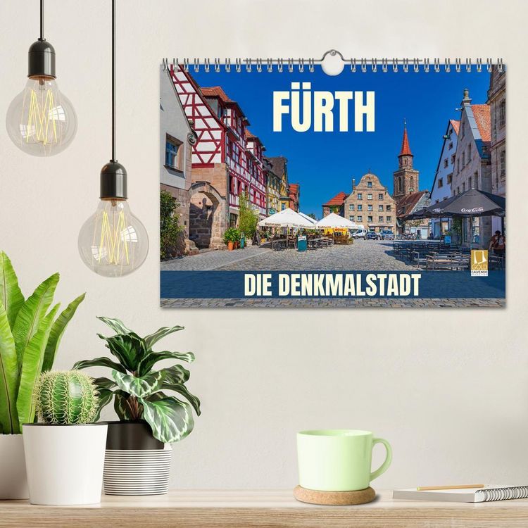 Produktbild: F&uuml;rth - die Denkmalstadt (Wandkalender 2027 DIN A4 quer), CALVENDO Monatskalender