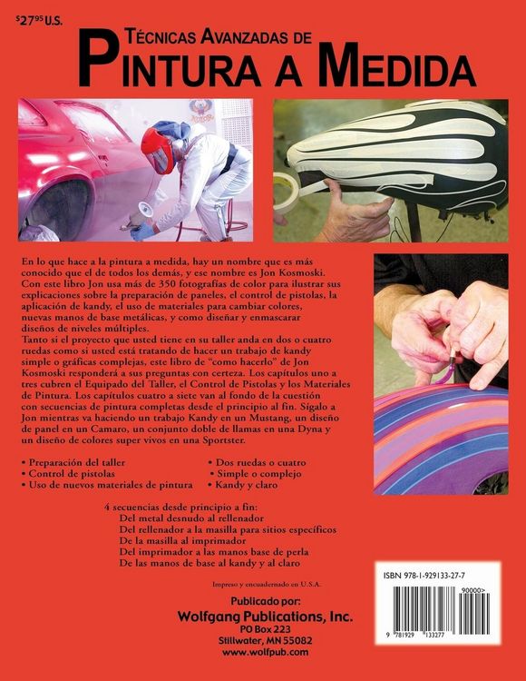 Produktbild: T&eacute;cnicas Avanzadas de Pintura a Medida