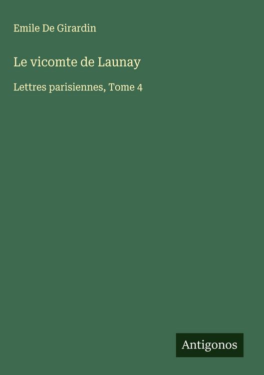 Produktbild: Le vicomte de Launay