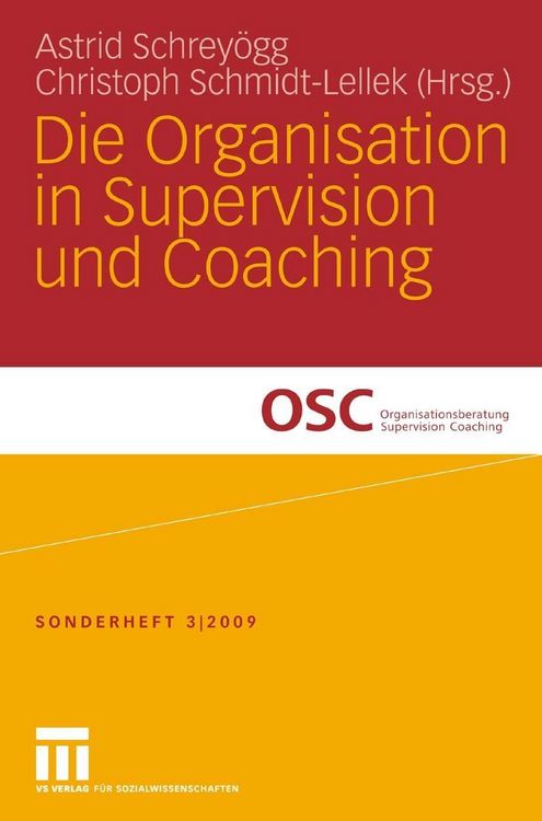 Produktbild: Die Organisation in Supervision und Coaching
