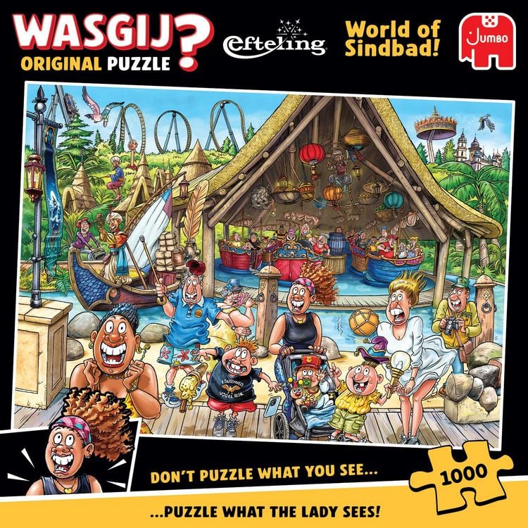 Produktbild: Wasgij Efteling - World of Sindbad - Puzzle 1000 Teile