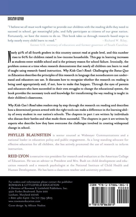 Produktbild: Why Kids Can't Read