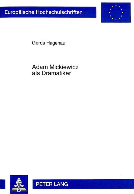 Produktbild: Adam Mickiewicz als Dramatiker