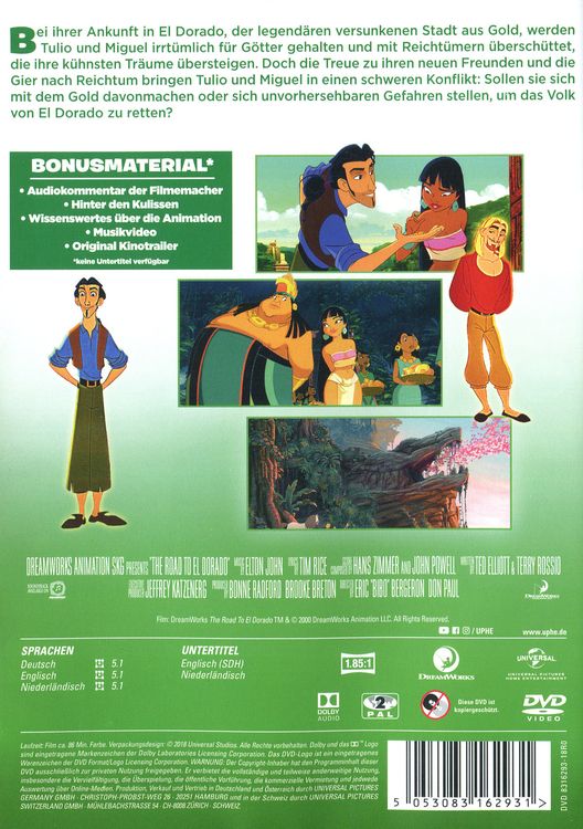 Der Weg nach El Dorado als DVD kaufen