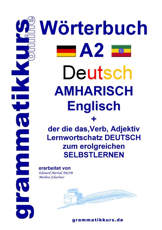 Produktbild: W&ouml;rterbuch Deutsch - Amharisch - Englisch A2