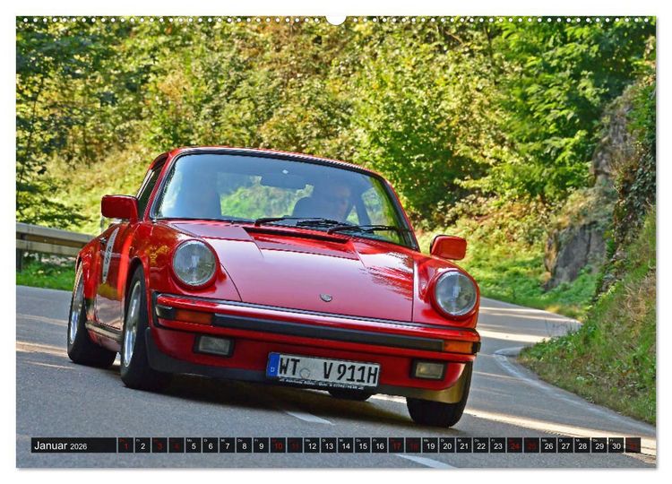 Produktbild: Porsche Oldtimer - EGGBERG KLASSIK - Der Berg ruft (Wandkalender 2026 DIN A2 quer), CALVENDO Monatskalender