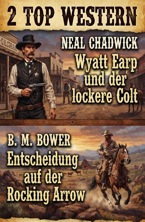 Produktbild: 2 Top Western: Wyatt Earp und der lockere Colt / Entscheidung auf der Rocking Arrow