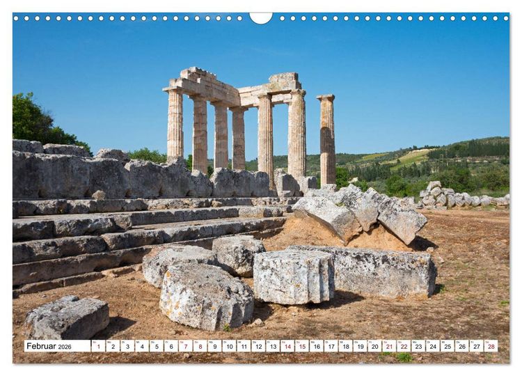 Produktbild: DER PELOPONNES (Wandkalender 2026 DIN A3 quer), CALVENDO Monatskalender