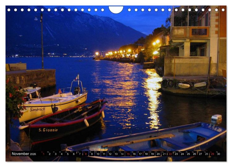 Produktbild: Romantisches Fernweh - Gardasee (Wandkalender 2026 DIN A4 quer), CALVENDO Monatskalender