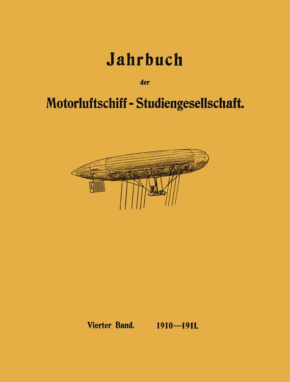 Produktbild: Jahrbuch der Motorluftschiff-Studiengesellschaft