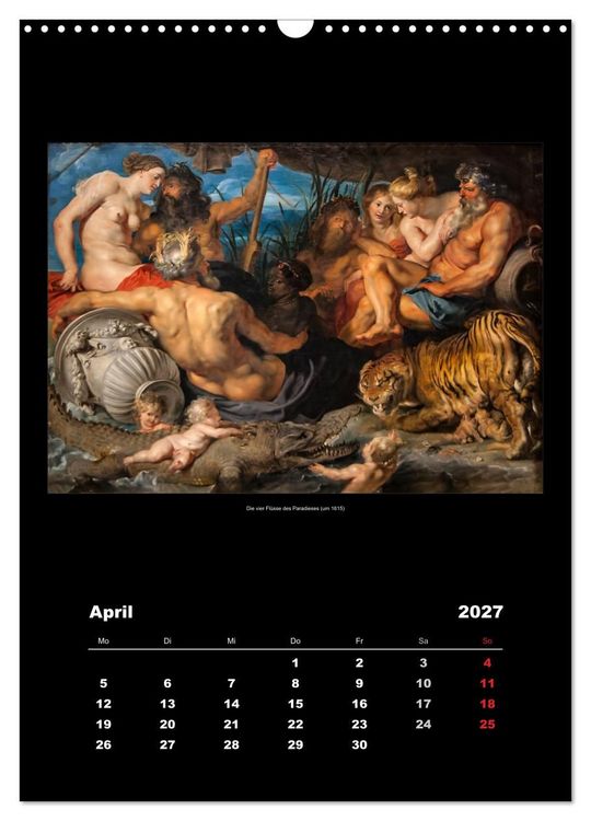Produktbild: Peter Paul Rubens - Rubens (Wandkalender 2027 DIN A3 hoch), CALVENDO Monatskalender
