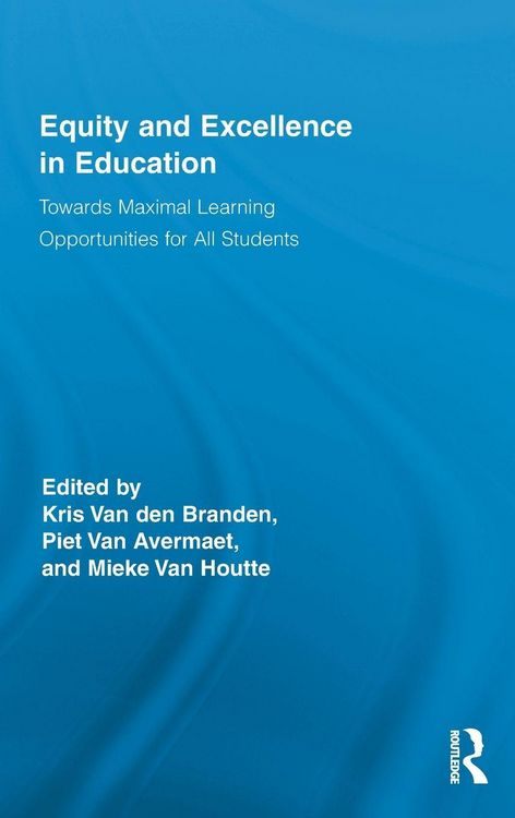 Produktbild: Equity and Excellence in Education