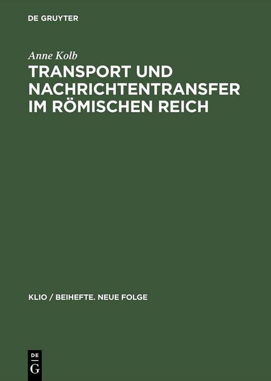 Produktbild: Transport und Nachrichtentransfer im R&ouml;mischen Reich
