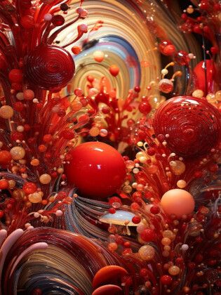 Produktbild: CALVENDO Puzzle Kugelwachstum - organische Form aus Glas | 1000 Teile Lege-Gr&ouml;&szlig;e 64x48cm Foto-Puzzle f&uuml;r gl&uuml;ckliche Stunden