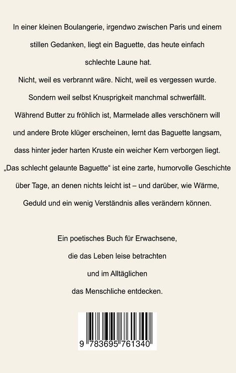 Produktbild: Das schlecht gelaunte Baguette