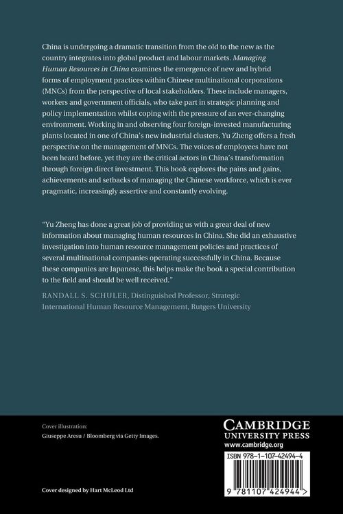 Produktbild: Managing Human Resources in China