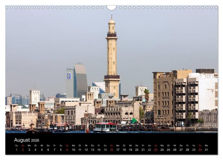 Produktbild: Faszination Dubai (Wandkalender 2026 DIN A3 quer), CALVENDO Monatskalender