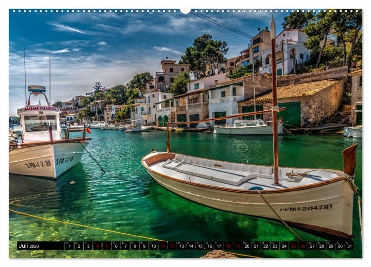Produktbild: Mallorca - Cala Figuera Spezial (Wandkalender 2026 DIN A2 quer), CALVENDO Monatskalender