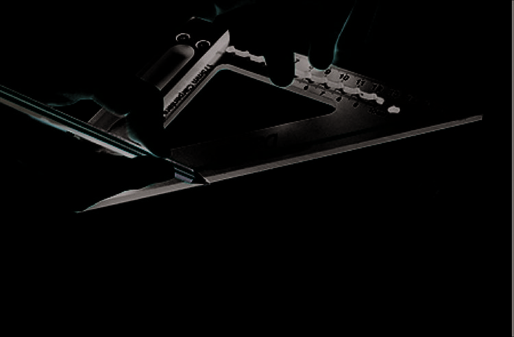 Produktbild: Dasqua 1804-5881 Tischlerwinkel 154mm 90&deg; 1St.