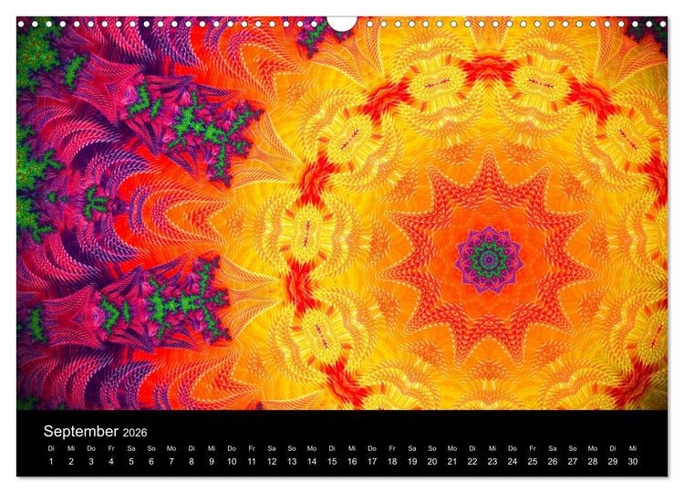 Produktbild: mandala-art (Wandkalender 2026 DIN A3 quer), CALVENDO Monatskalender