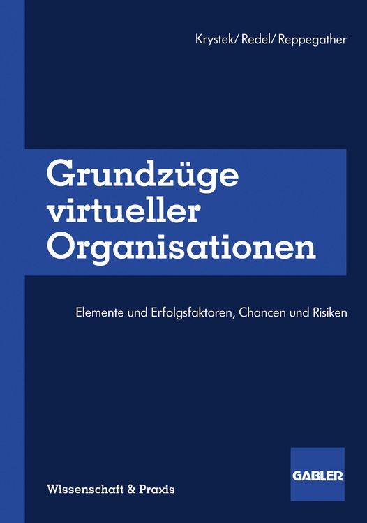 Produktbild: Grundz&uuml;ge virtueller Organisationen