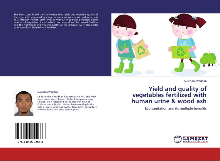 Produktbild: Yield and quality of vegetables fertilized with human urine & wood ash