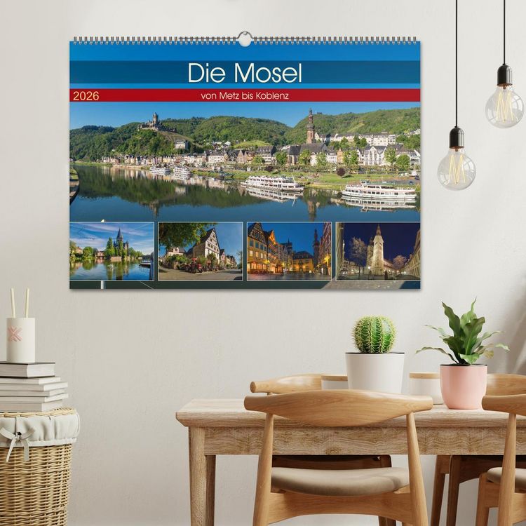 Produktbild: Die Mosel von Metz bis Koblenz (Wandkalender 2026 DIN A2 quer), CALVENDO Monatskalender