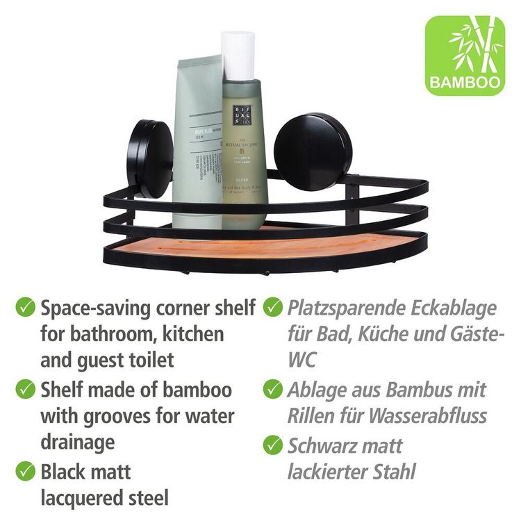 Produktbild: Static-Loc&reg; Eckablage Mod. Alba, Badezimmerablage