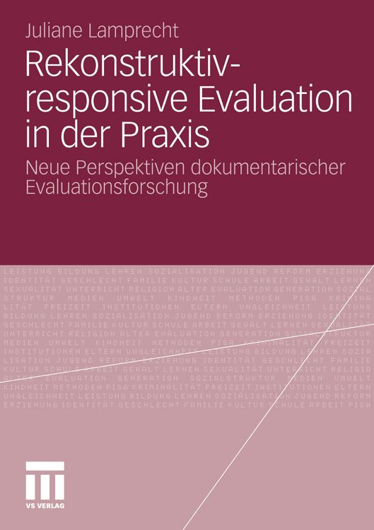 Produktbild: Rekonstruktiv-responsive Evaluation in der Praxis