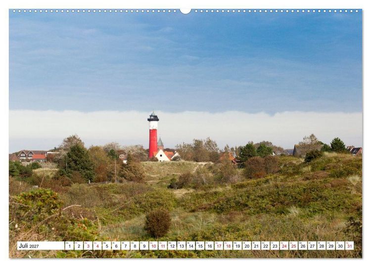 Produktbild: Wangerooge - Momente einer Reise (Wandkalender 2027 DIN A2 quer), CALVENDO Monatskalender
