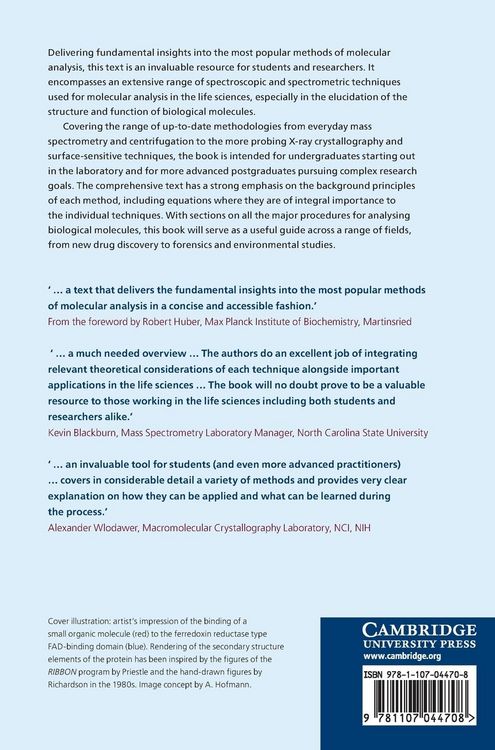 Produktbild: Methods of Molecular Analysis in the Life Sciences
