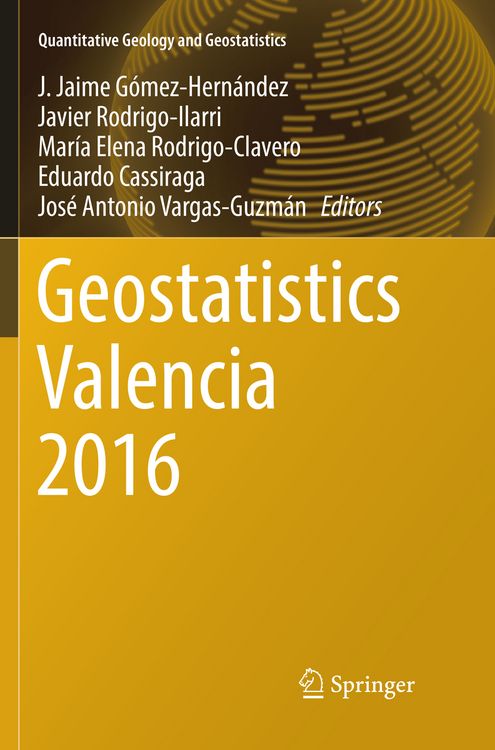 Produktbild: Geostatistics Valencia 2016