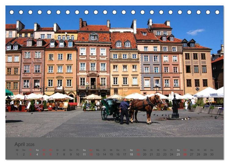 Produktbild: Altst&auml;dte in Polen (Tischkalender 2026 DIN A5 quer), CALVENDO Monatskalender