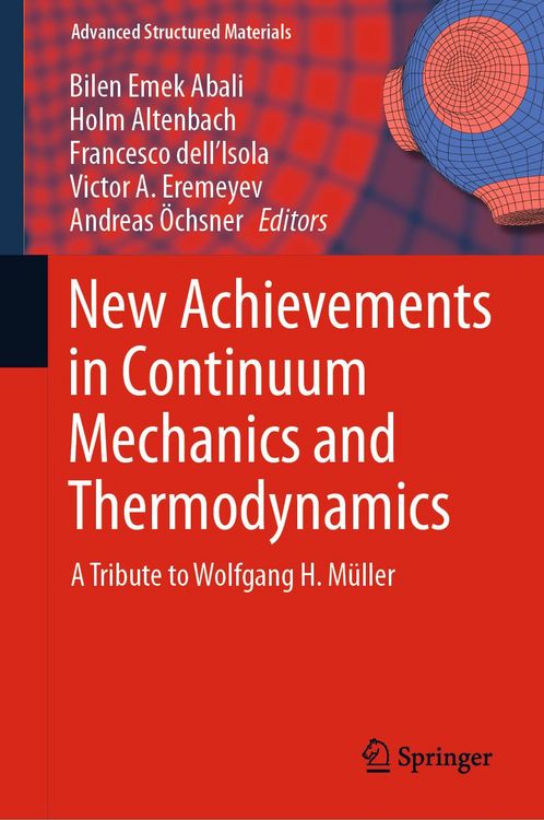 Produktbild: New Achievements in Continuum Mechanics and Thermodynamics