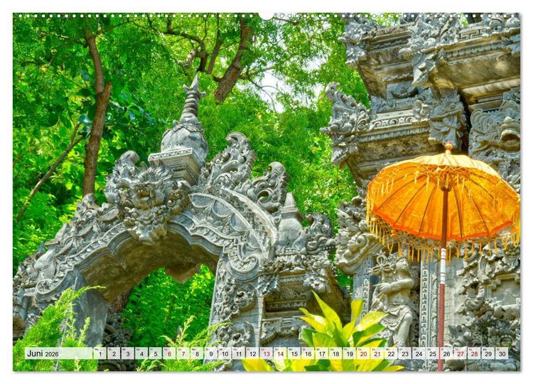 Produktbild: Sehnsucht nach Bali (hochwertiger Premium Wandkalender 2026 DIN A2 quer), Kunstdruck in Hochglanz
