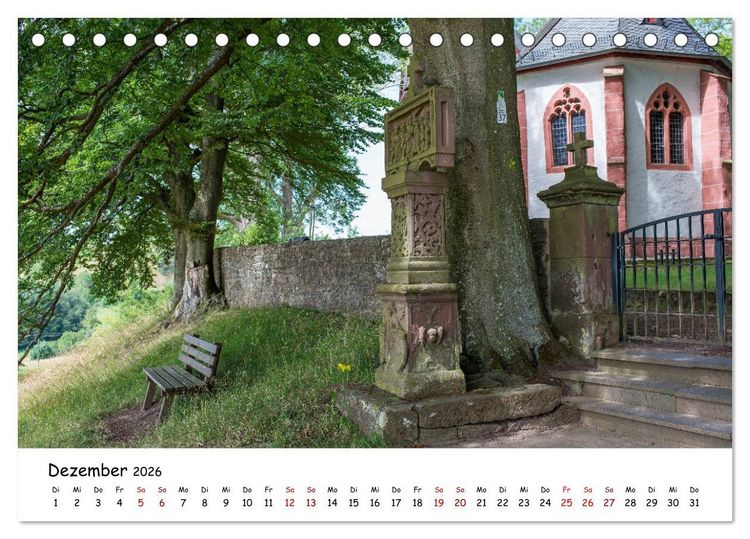 Produktbild: Die Eifel - Orte und Landschaften (Tischkalender 2026 DIN A5 quer), CALVENDO Monatskalender
