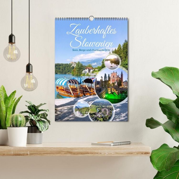 Produktbild: Zauberhaftes Slowenien. Seen, Berge und charmante Orte (Wandkalender 2027 DIN A3 hoch), CALVENDO Monatskalender