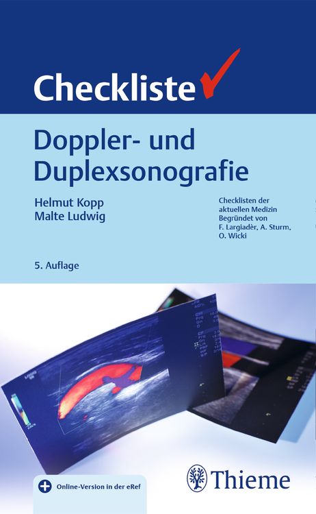 Produktbild: Checkliste Doppler- und Duplexsonografie