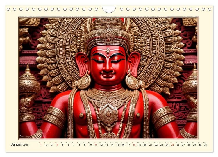 Produktbild: Tradition und Kultur in Indien (Wandkalender 2026 DIN A4 quer), CALVENDO Monatskalender