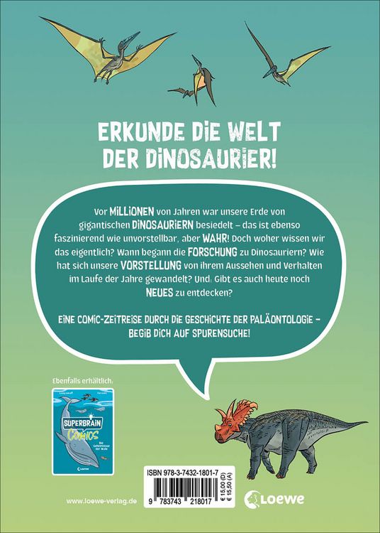 Produktbild: Superbrain-Comics - Auf den Spuren der Dinosaurier